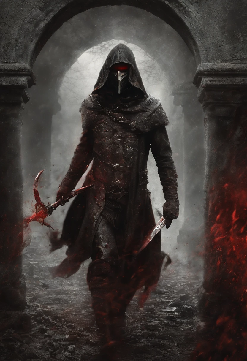 (La mejor calidad,Ultra detallado,realista:1.37),espada sangrienta,acero brillante,bordes afilados,gotas de sangre en cascada,dark and ominous atmosphere,Pasillo macabro,moody lighting,salpicaduras de sangre,Sombras espeluznantes,Arma espantosa,Arma mortal,Aura siniestra,apariencia amenazante,Gore y brutalidad,agarre tendinado,Horror aesthetics,goteo rojo,escena inquietante,Forbidden atmosphere,vibraciones ominosas,Silencio ominoso,surreal imagery,empapado en sangre,gleaming crimson,Arma aterradora,Presencia aterradora,Obras de arte macabras,visual de pesadilla,Sombras que envuelven la hoja,Tonos oscuros,tranquilidad interrumpida,creepy feeling,Gothic setting,Ominous energy,Silencio sepulcral,Arma sobrenatural,Arma sanguinaria,Destino ominoso,Envuelto en la oscuridad,Ominous anticipation,Ambiente premonitorio.