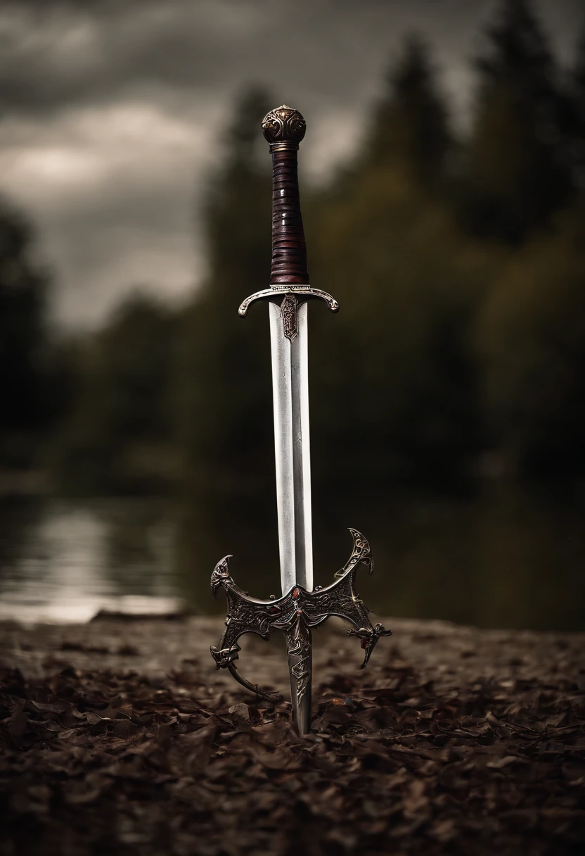 Blood-bathed sword