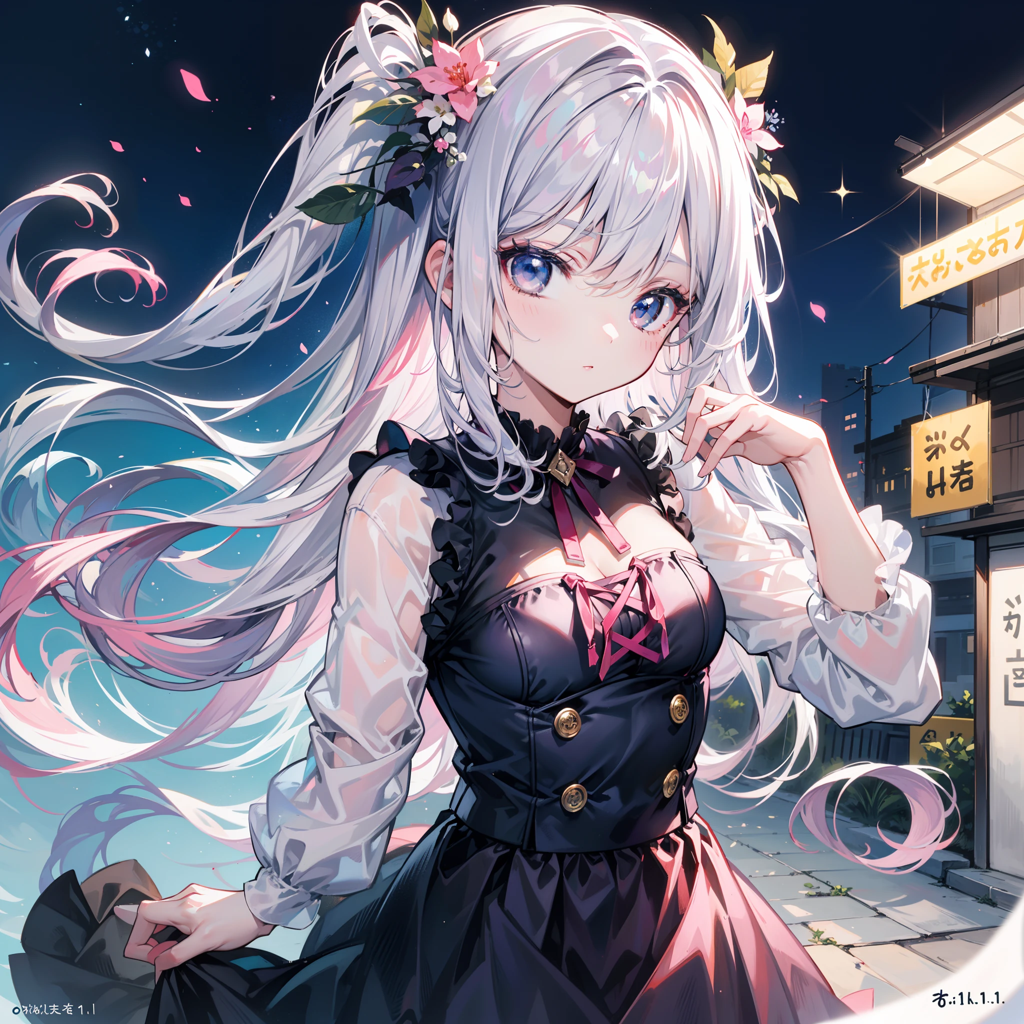 marinheiro pinky, mais bonita e encantadora, (Ulzzang), (CG extremamente detalhado, unidade, Papel de parede 8k: 1.1), Fantasma iridescente, sombreamento perfeito