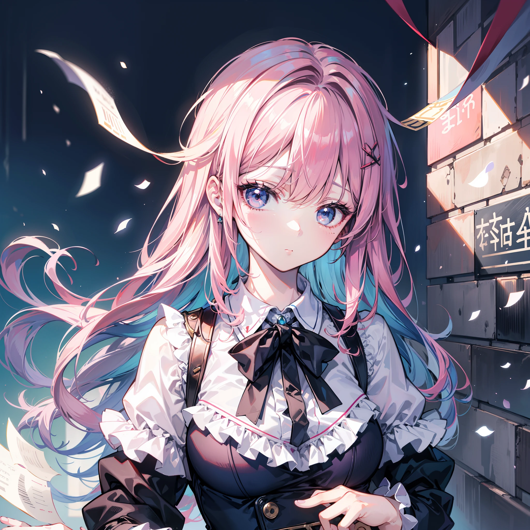 marinheiro pinky, menina mais bonita e encantadora, (Ulzzang), (CG extremamente detalhado, unidade, Papel de parede 8k: 1.1), Fantasma iridescente, sombreamento perfeito