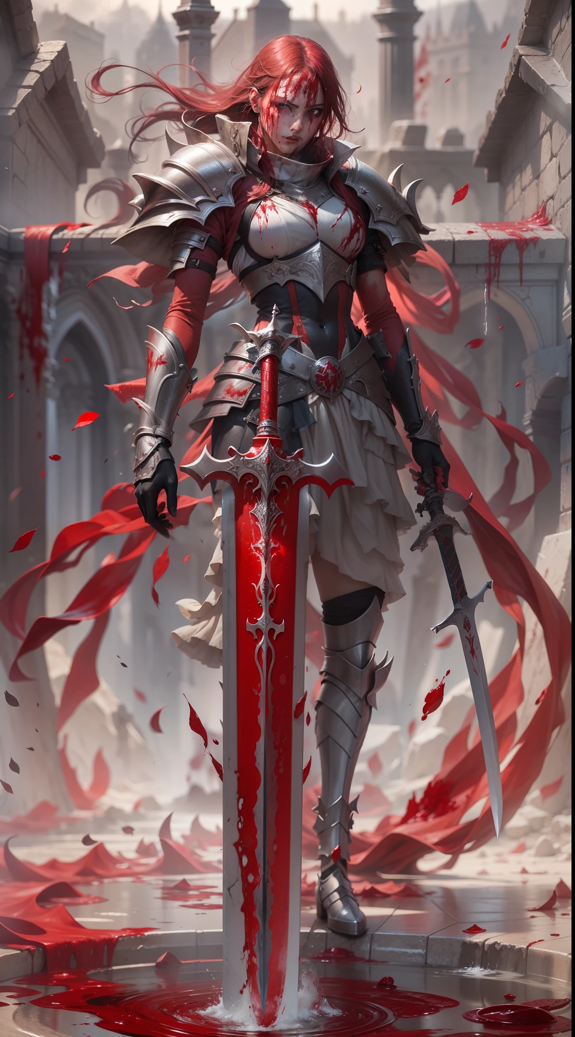 Blood-bathed sword