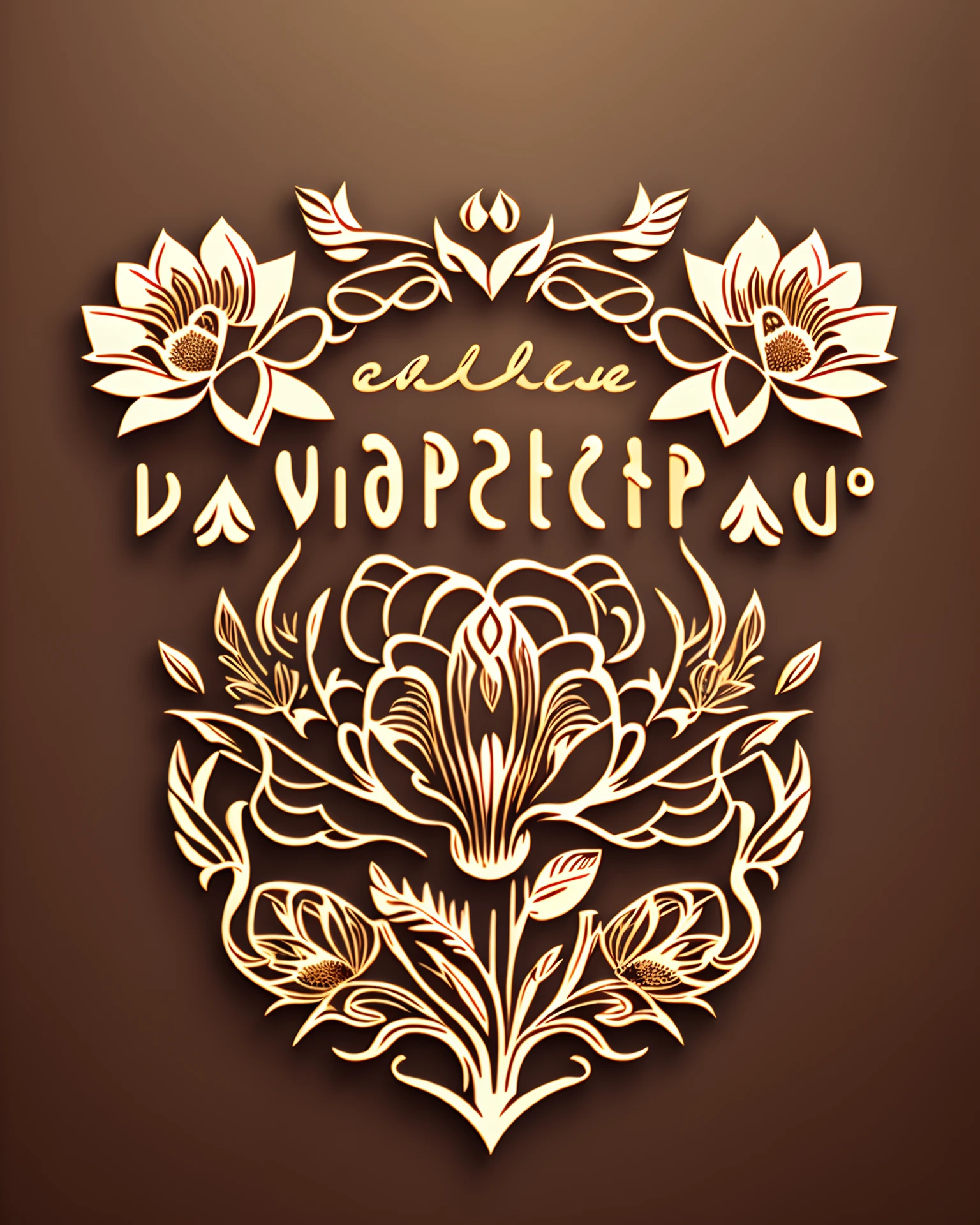 Design vector flowers for hand engrave