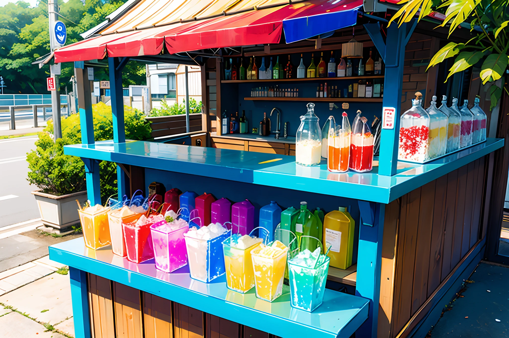 Colorful Bar Ice、Beautiful fece、Summer