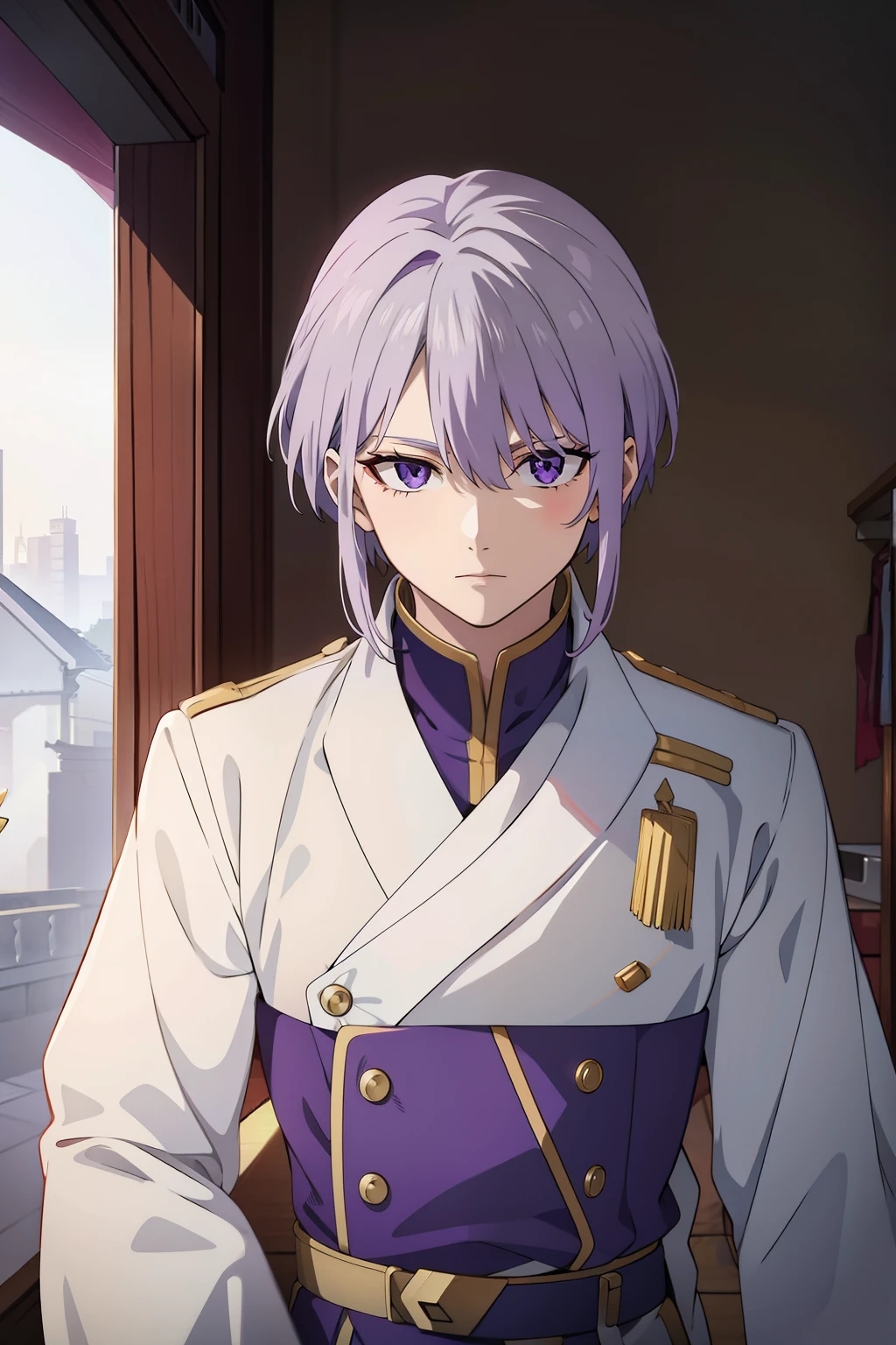 purple eyes