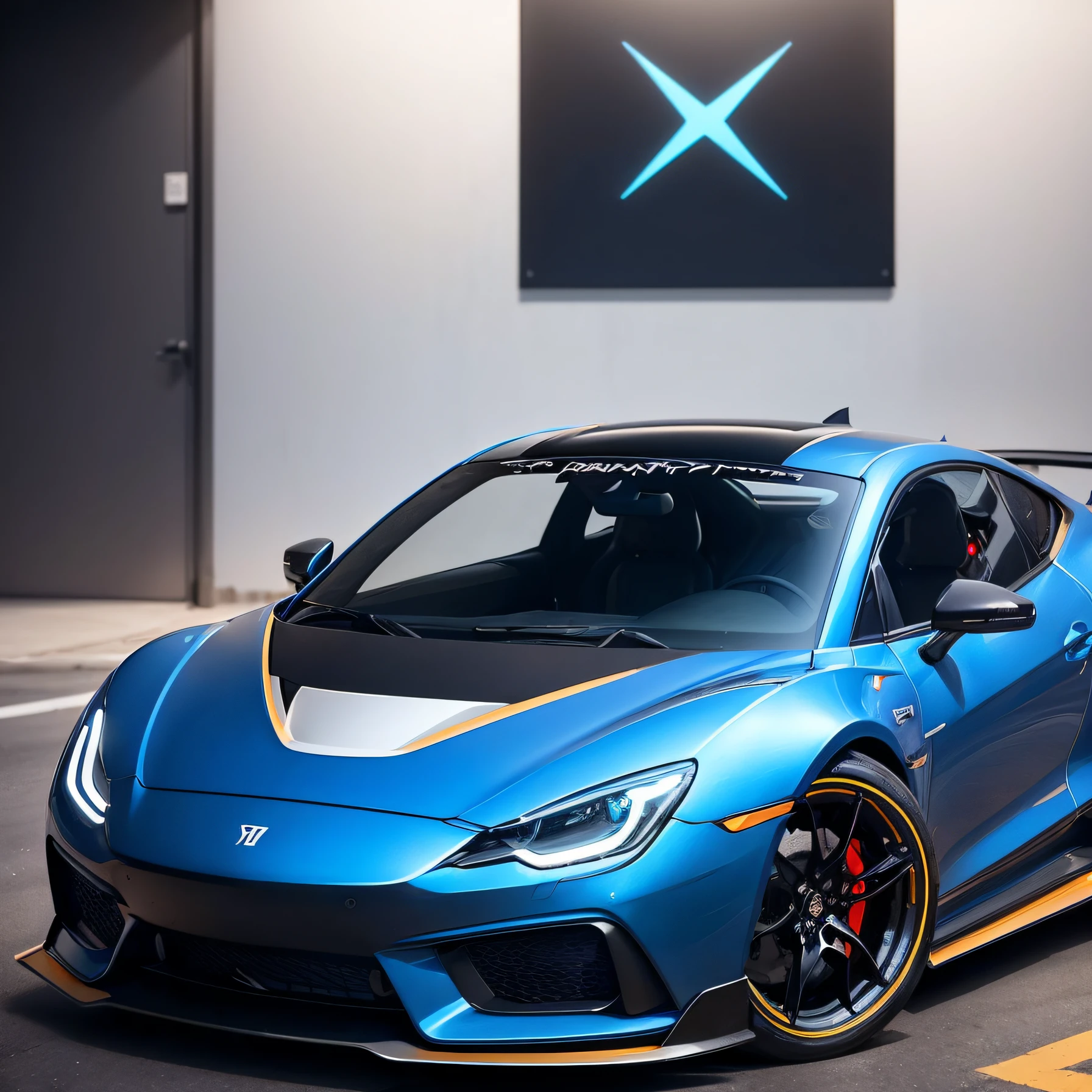 Design a logo for AIdriveX.com, a brand focused on AI-driven innovations in the automotive industry. The brand's slogan is 'Driving AI Innovation.' The primary color should be Deep Blue (#003366), and the secondary color should be Electric Green (#00FF99). Incorporate the letter 'X' as a prominent design element creatively fused with AI-related symbols such as circuits, lines, or abstract tech elements to represent the synergy between AI and driving. Optionally, consider subtle automotive elements like a stylized wheel or road. Ensure the logo is modern, scalable, and versatile for various applications.