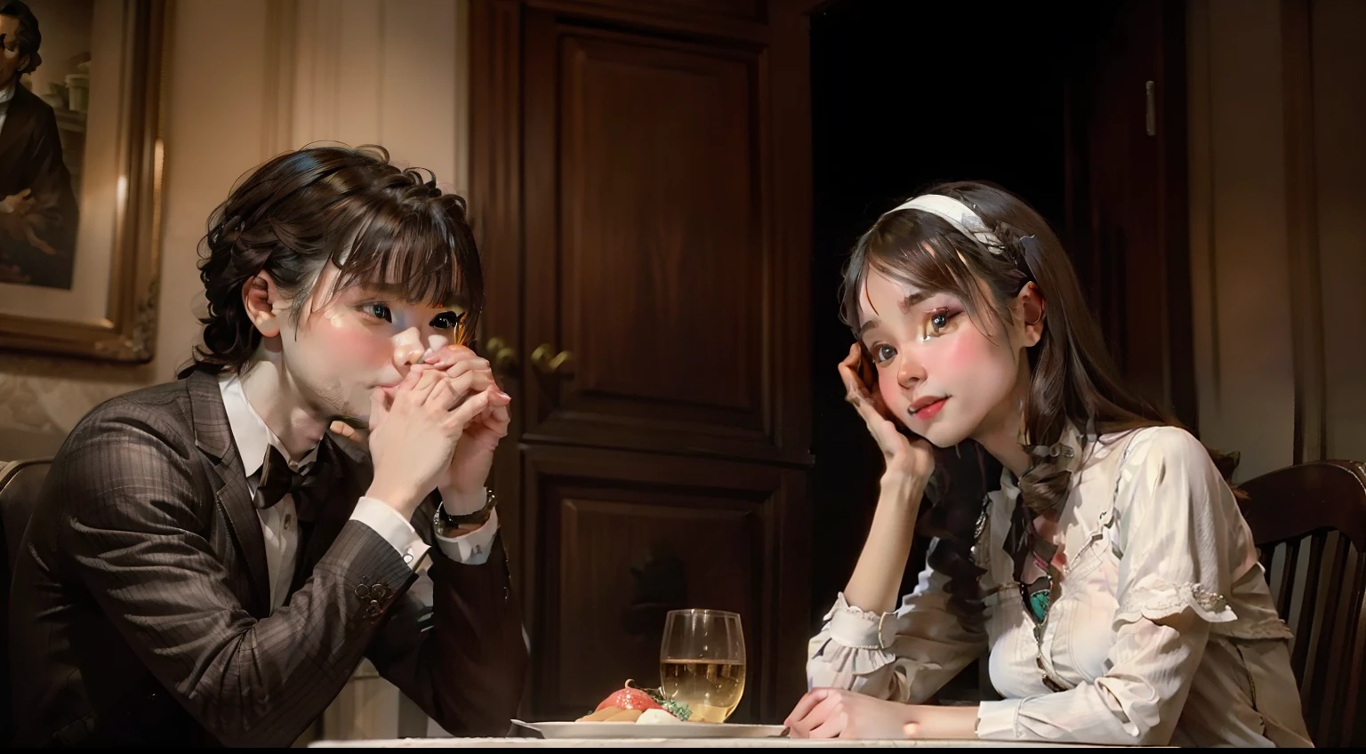 They had a wonderful time talking and Ethan felt more and more smitten with Sarah.