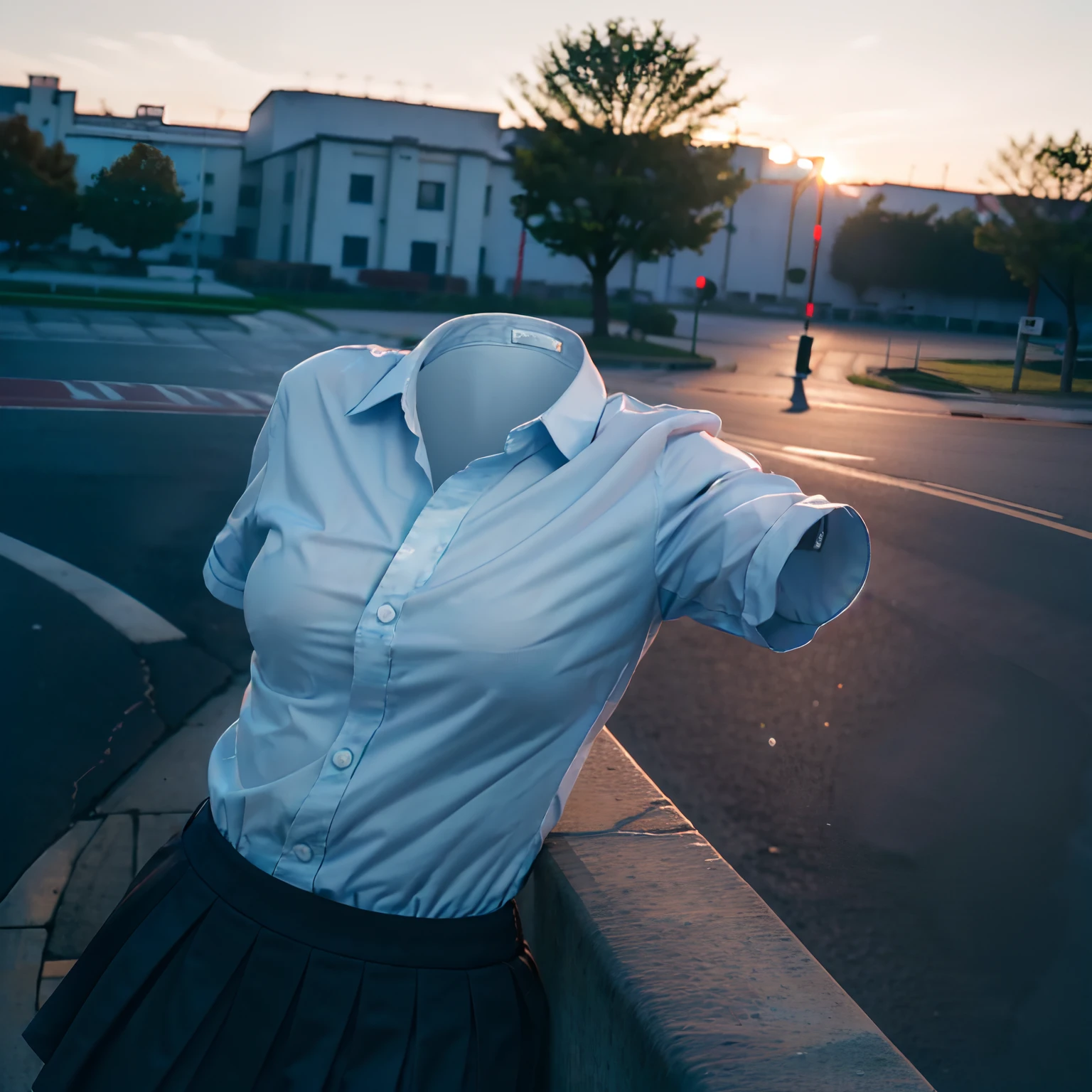 school green shirt and school uniform, ((invisible, no humans:1.5, headless:1.5, handless, legless)), big breast, (extremely close-up to breast),
(8k, RAW photo, best quality, masterpiece:1.2), (realistic, photo-realistic:1.37),photon mapping, radiosity, ((Hasselblad photography)),physically-based rendering,