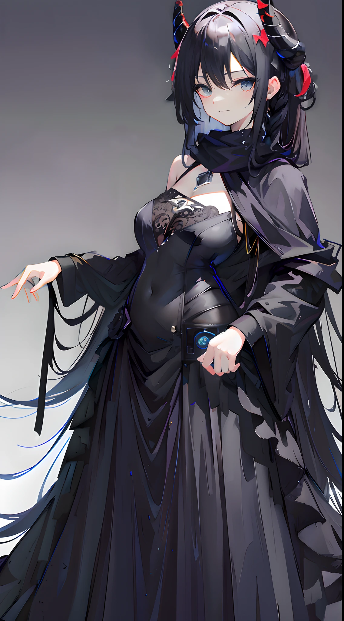 gigantic cleavage breasts,Black silk shawl