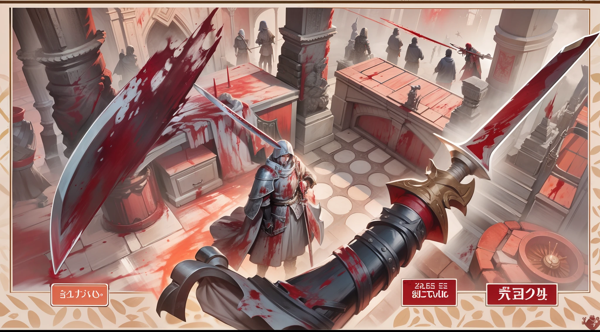 Blood-bathed sword
