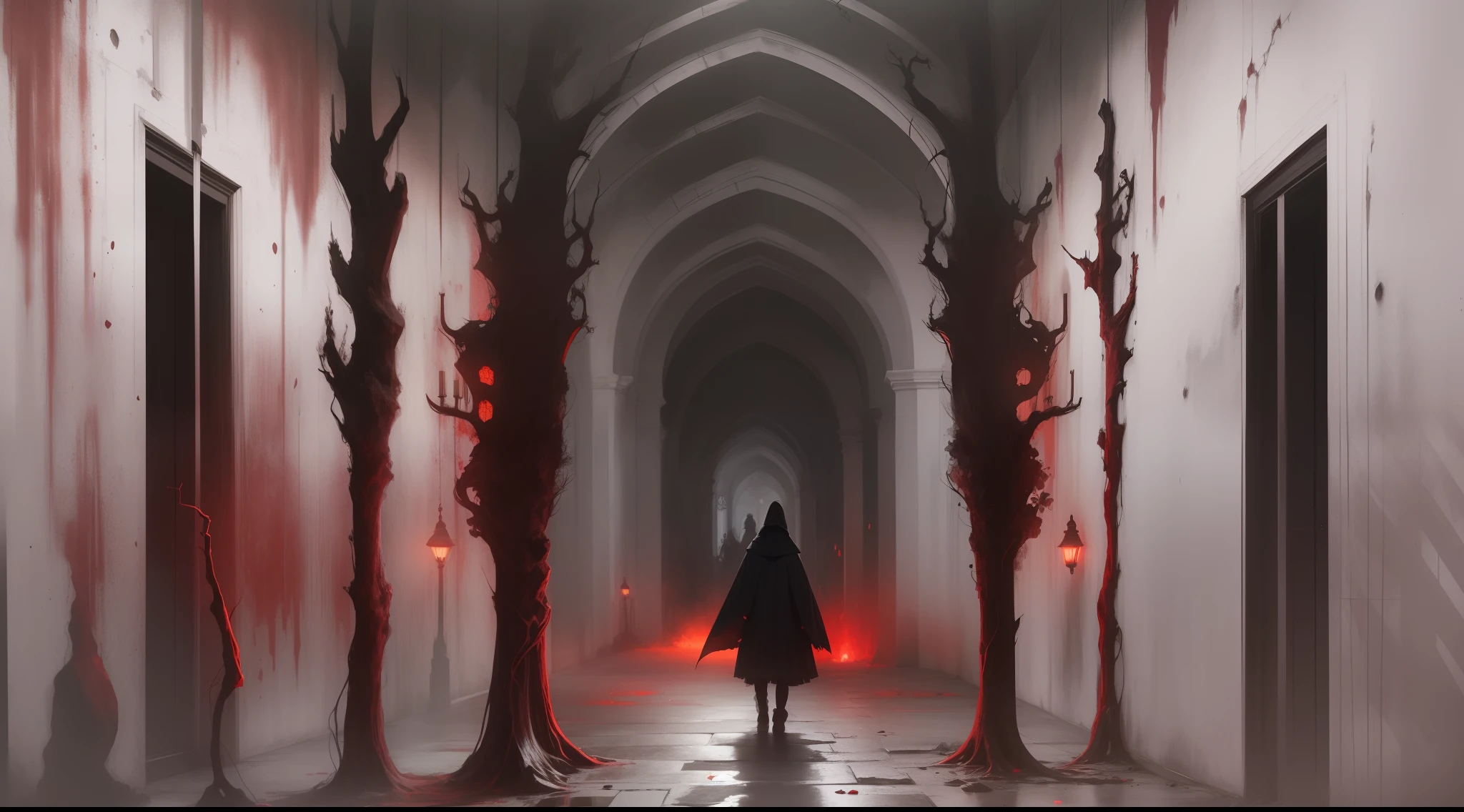(La mejor calidad,Ultra detallado,realista:1.37),espada sangrienta,acero brillante,bordes afilados,gotas de sangre en cascada,dark and ominous atmosphere,Pasillo macabro,moody lighting,salpicaduras de sangre,Sombras espeluznantes,Arma espantosa,Arma mortal,Aura siniestra,apariencia amenazante,Gore y brutalidad,agarre tendinado,Horror aesthetics,goteo rojo,escena inquietante,Forbidden atmosphere,vibraciones ominosas,Silencio ominoso,surreal imagery,empapado en sangre,gleaming crimson,Arma aterradora,Presencia aterradora,Obras de arte macabras,visual de pesadilla,Sombras que envuelven la hoja,Tonos oscuros,tranquilidad interrumpida,creepy feeling,Gothic setting,Ominous energy,Silencio sepulcral,Arma sobrenatural,Arma sanguinaria,Destino ominoso,Envuelto en la oscuridad,Ominous anticipation,Ambiente premonitorio.