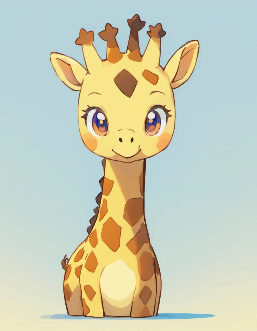 A giraffe drawn by pokemon artist sowsow
