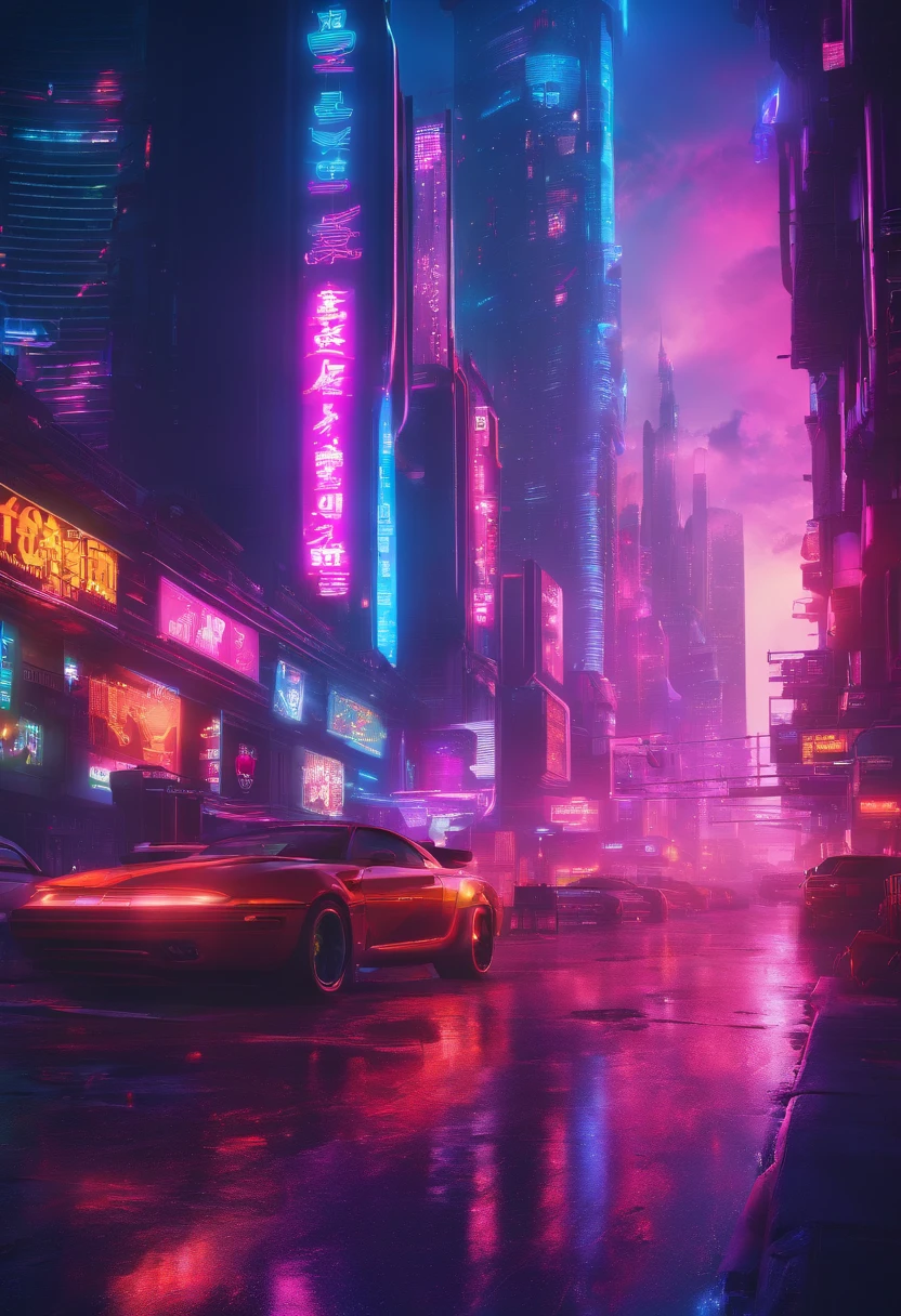 The world of tomorrow commanded by artificial intelligence in very realistic photo in 8K