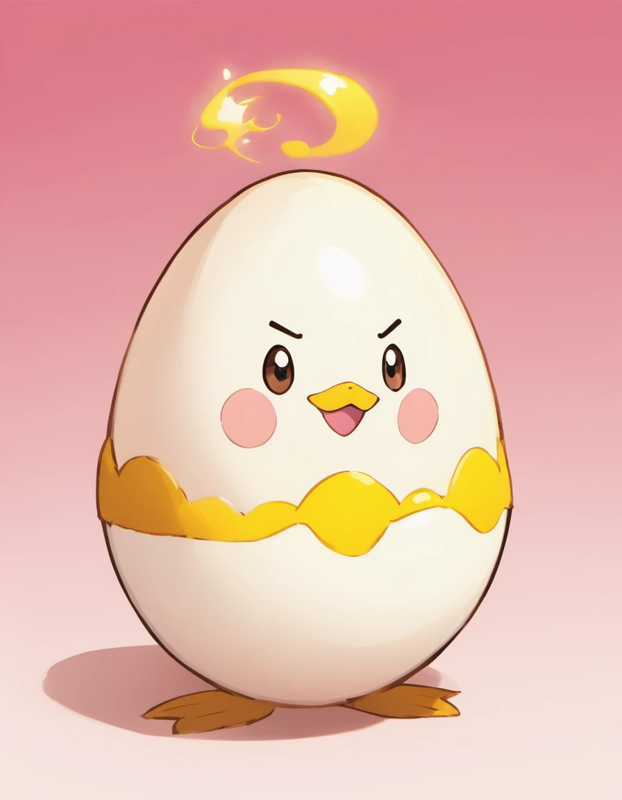 a fryed egg drawn by sowsow