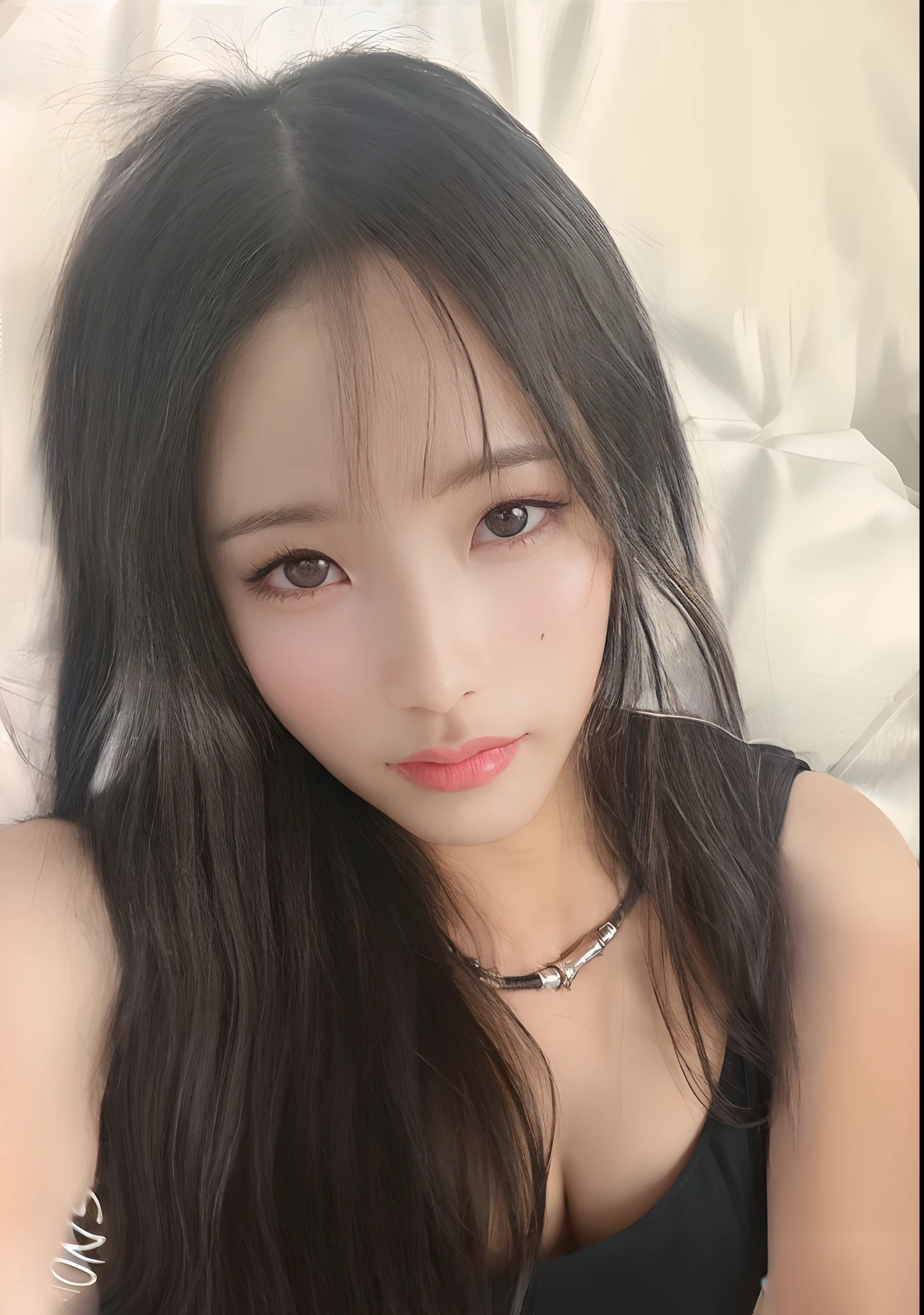 um close up de uma mulher com cabelos longos vestindo uma camisa branca, Sakimichan, coreana, Lalisa Manobal, Mulher sul-coreana bonita, 1 8 I, 18 anos, Mai Anh Tran, 2 2 anos, beautiful Asian girl, Asian girl, angelawhite, Shikami, linda mulher coreana jovem qualidade ultra hd