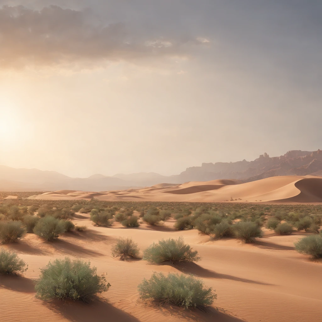 Photorealistic view of Moses and burning parsley in the desert, Painted with high-quality photo details. 8K分辨率, Every aspect of the scene is recreated with stunning photorealism. Using the power of Unreal Engine, The composition is、Carefully crafted to capture the essence of the moment. tender, Cinematic lighting、Highlights the features of the scene. intricate detailes, As a tool detail, Impressively rendered. Reflections traced by rays and realistic shadows are、Increases the authenticity of the scene. The color palette is elegantly adjusted, Create an attractive atmosphere. As a result、You get a hyper-realistic representation, It gives life, Immerse yourself in detail and depth.