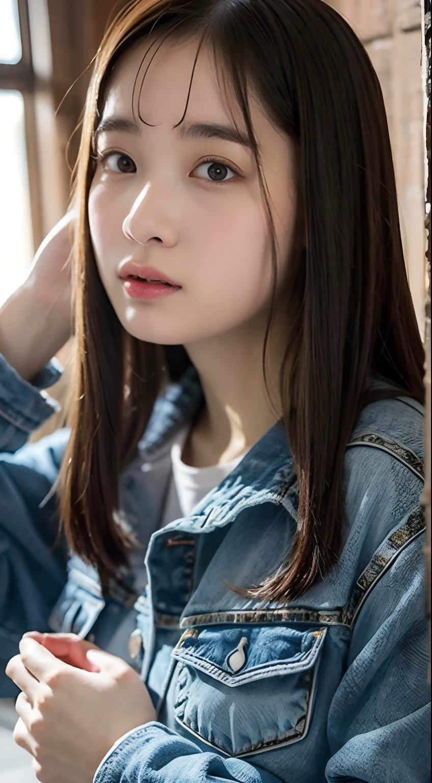 (((Top-down configuration:1.33)))、((No underwear:1.55))、One Girl、Beautiful and detailed eyes and face、barefoot、20 year old cute Japan woman, ((Extremely precise and accurate anatomy:1.0)), (photo Realistic:1.4), (hyper Realistic:1.4), (最高品質のRealisticな肌の質感:1.4), (Improvement of quality:1.4), (Enhances the beauty of skin texture:1.1), Clean and glowing skin, mesh, thin:1.2, (Realistic:1.3), Realisticなライティング, (Smoother lighting:1.05), (Improving the quality of cinema lighting:0.9), Backlight, A gentle light on your face, Ray Tracing, (Bright light:1.2), 32k, One Japanese woman, fine grain, Detailed face, (Film Grain:1.1),(Accentuates body lines:1.1), High resolution, Natural look, Kind eyes, Improves hair quality, Delicate light and shadow, Transparent muscles, Graceful pose, Beautiful Eyes, Sharp details, Soft light reflection, Beautiful contours, Delicate skin tone, Fine hair texture, Natural background, (((sunny day、Beach、A strong wind is blowing、Her hair and skirt are flying、Squat, Traditional navy blue sailor uniform、Open shirt、Pleated skirt、Scooping seawater with hands:1.25、splash、Sandy Beach、Light of the sun、clear blue sea、The waves crash quietly、Blue sky and white clouds、green mountain々、Beautiful Nature、The joys of youth)))、