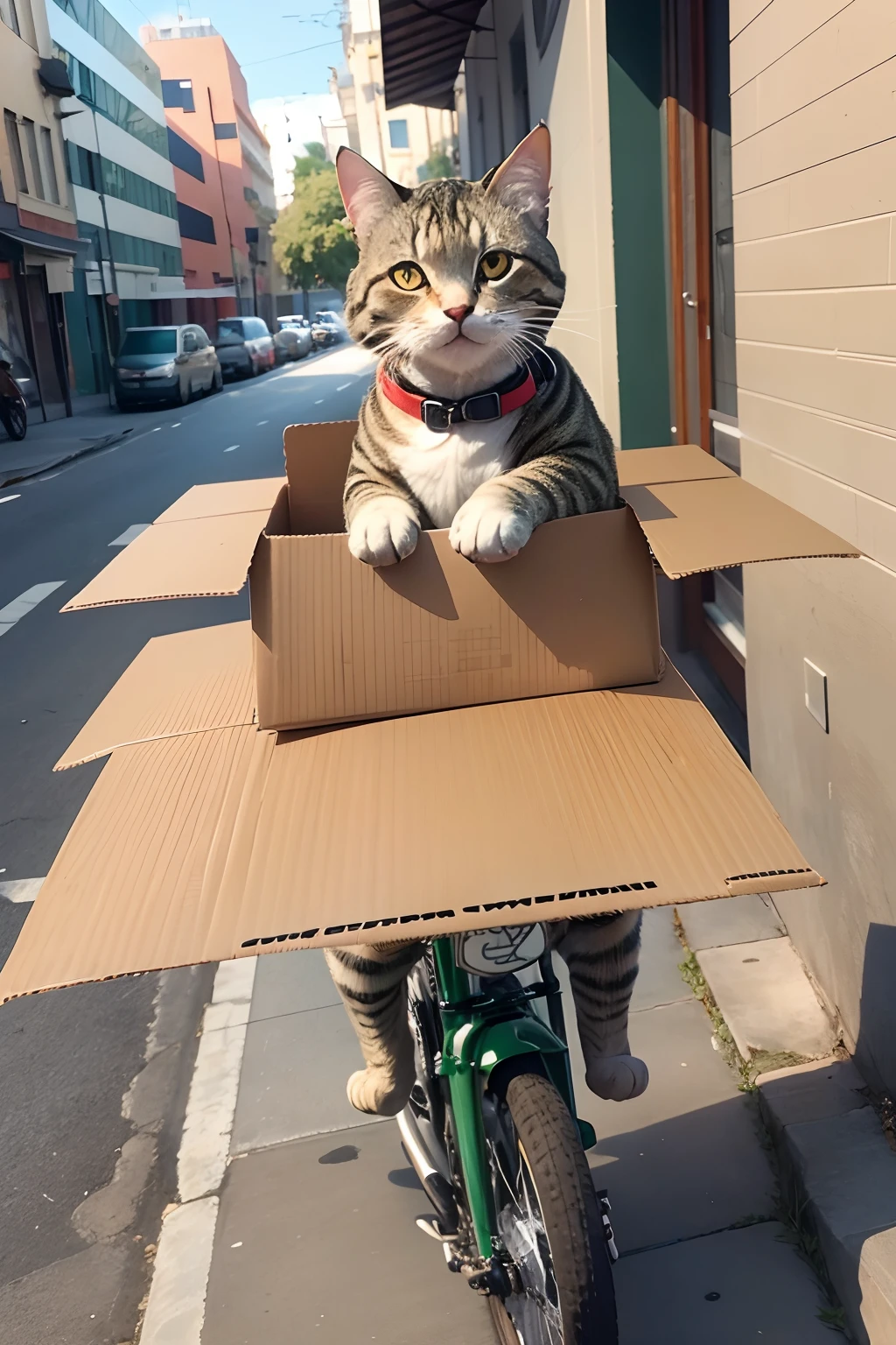 transforma esta imagem gato delivery
