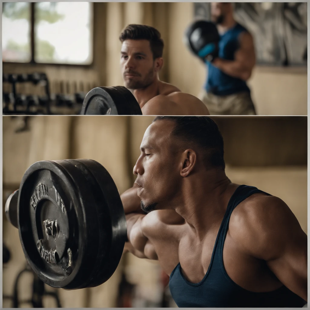 photo of a muscular hunk, (((hyper muscles))), (((massive pectorals))), (puffy nipples), (((large areolae))), nude, massive penis, erection, gym, surrounded by multiple men, realistic, masterpiece, intricate details, detailed background, depth of field,