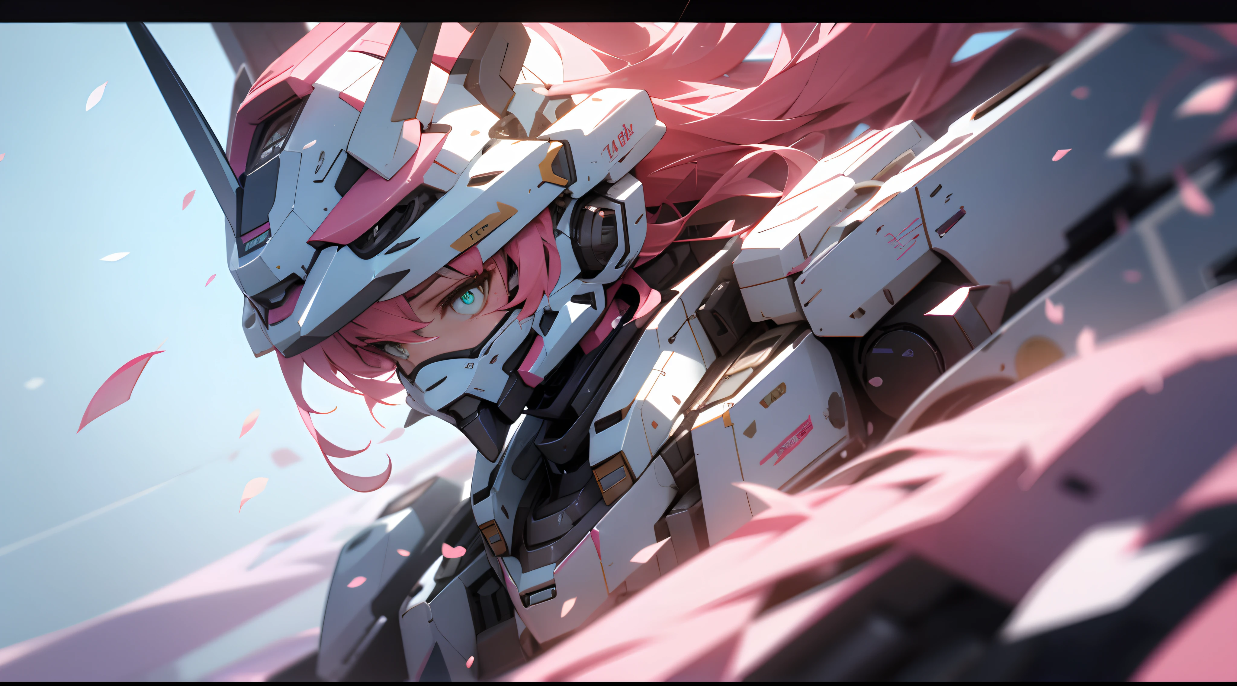 ((Best quality)), ((Masterpiece)), (Detailed:1.4), 3D,mechs，Pink Long Hair，vibrant with colors，Cherry blossom petals float to zero， A beautiful cyberpunk female figure，Thick hair，light particules，Pure energy chaos anti-technology，hdr（HighDynamicRange），Ray traching,NVIDIA RTX,Hyper-Resolution,Unreal 5,Subsurface scattering,PBR Texture,Post-processing,Anisotropic filtering,depth of fields,Maximum clarity and sharpness,Multi-layered textures,Albedo and specular maps,Surface coloring,Accurately simulate light-material interactions,perfectly proportions,rendering by octane,twotonelighting,largeaperture,Low ISO,White balance,the rule of thirds,8K raw data