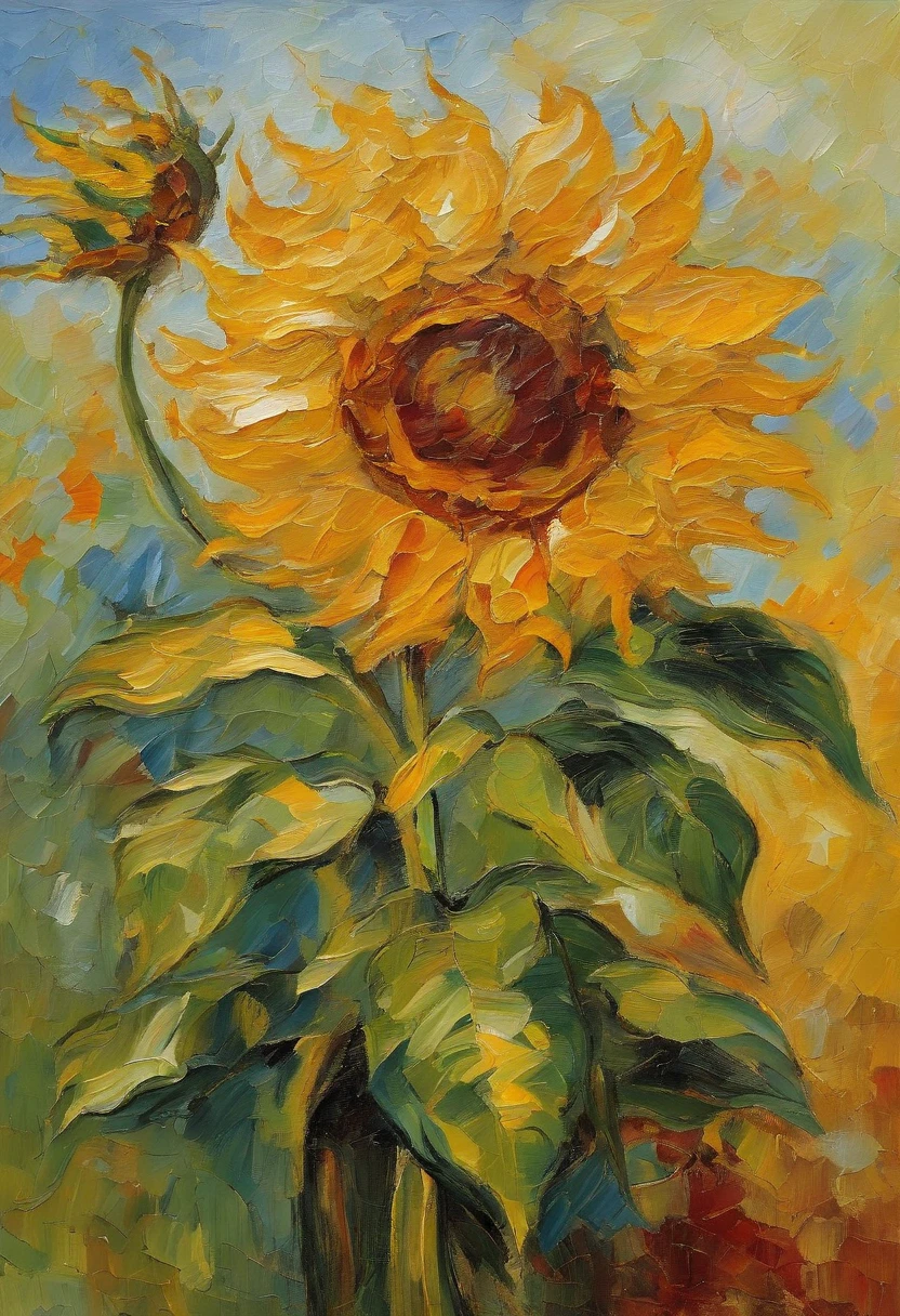 von gogh,Sun flower