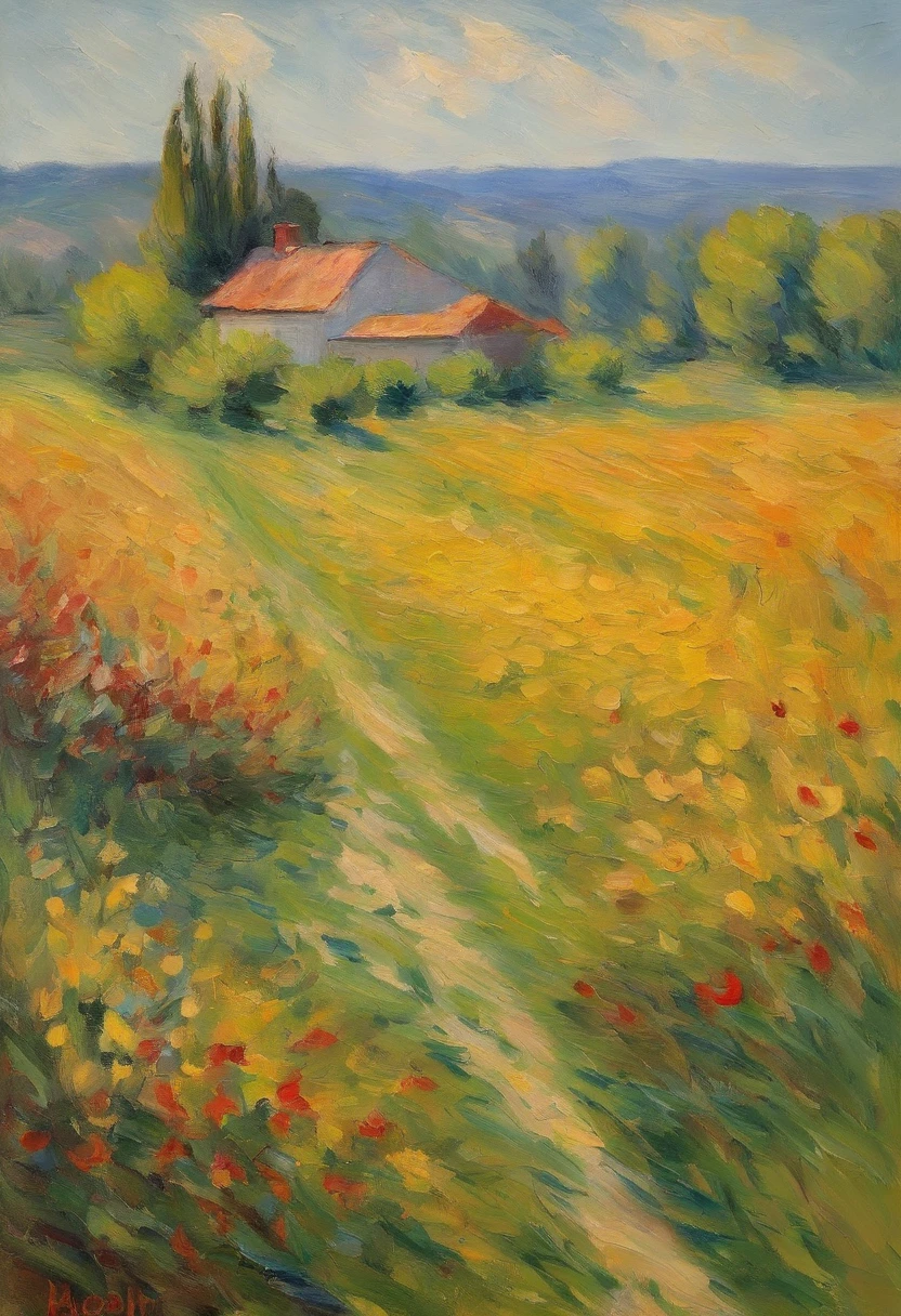 Monet,Hinageshi Field