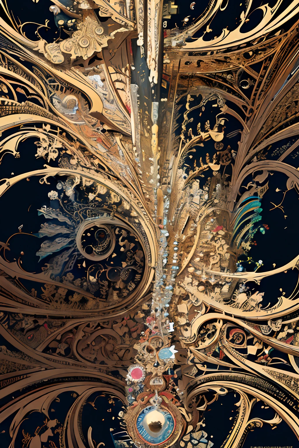 (masterpiece, top quality, best quality, official art, beautiful and aesthetic:1.2), (1girl), extreme detailed,(fractal art:1.3),colorful,highest detailed