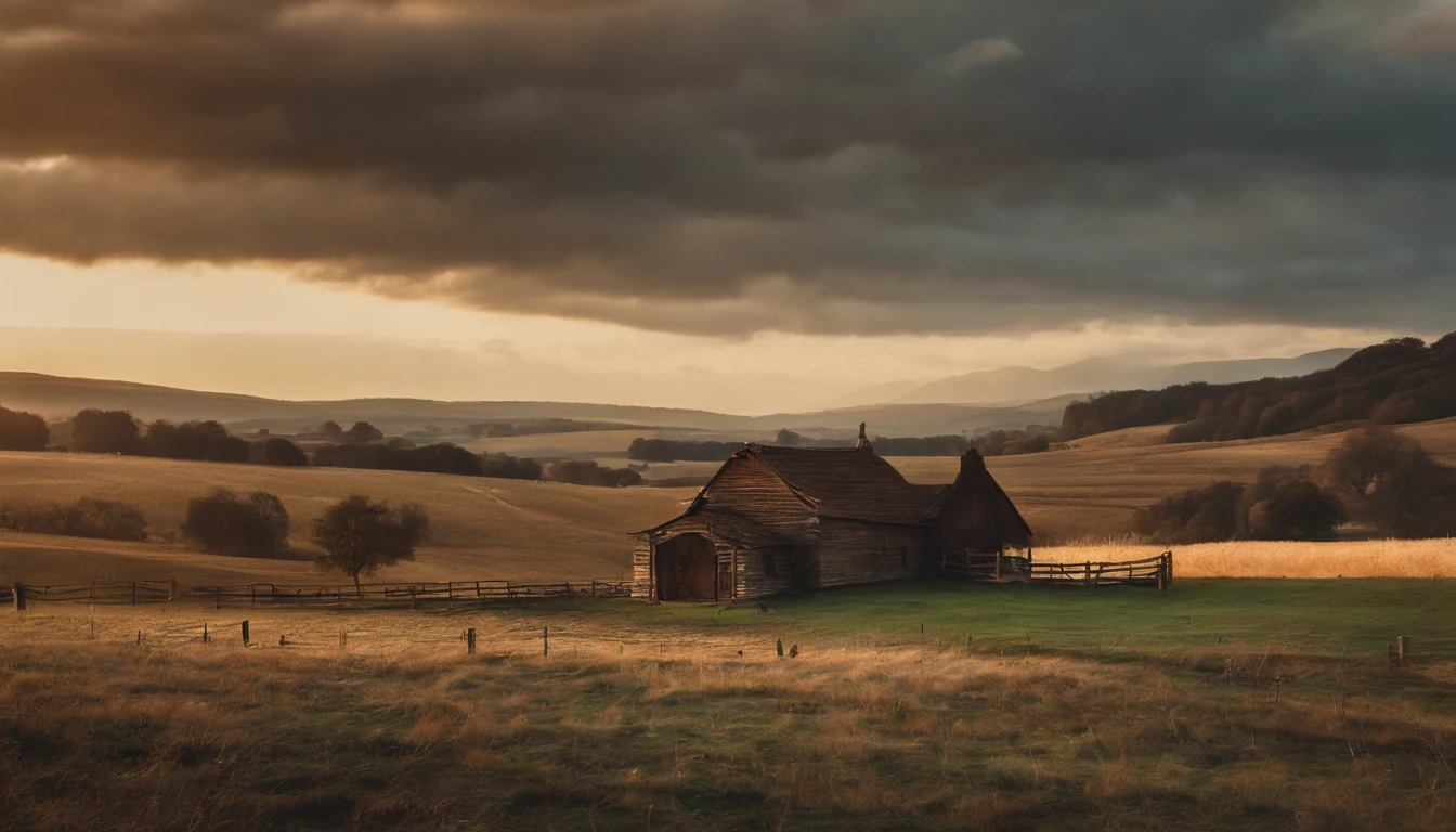 a bright serene landscape