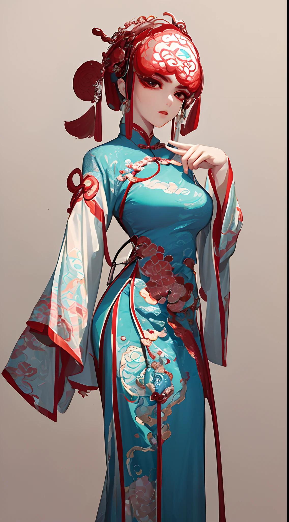 (A girl,Solo,Wearing Peking Opera costumes:1.45),Intricate crown and embroidered costumes,Simple brush strokes, Simple style, Clean visuals, Beautiful girls, Incredibly beautiful,Magical night lake,letterism,Melaleuca tapestry,surrealism