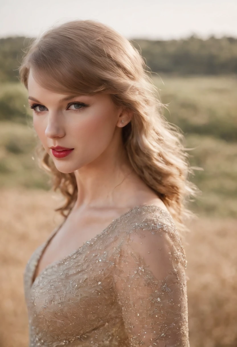 American singer,Taylor Swift,19 years old,(full bodyesbian:1.5),lowerbody,singing,long leges,short detailed hair