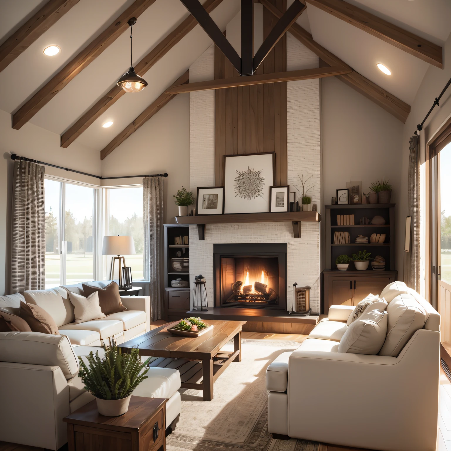 modern farmhouse fireplaces with Increasing Efficiency