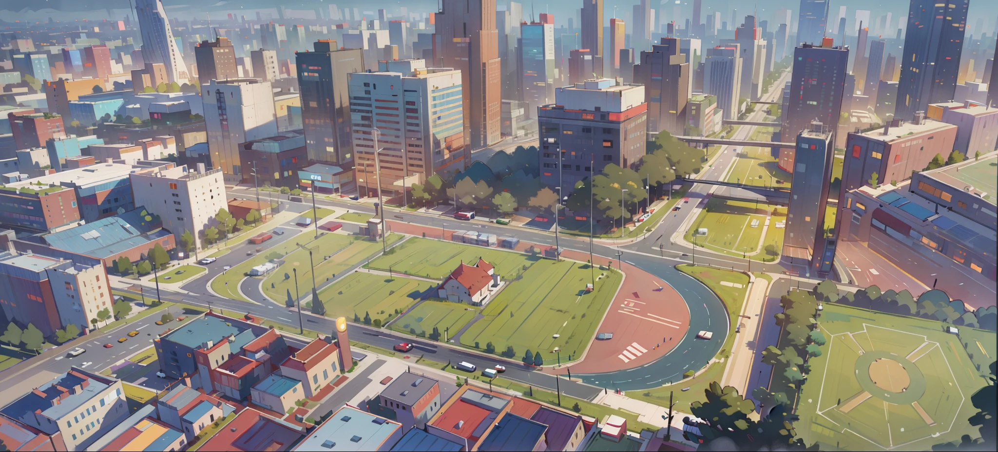 (city uper view), (best quality,4k,8k,highres,masterpiece:1.2),ultra-detailed,(realistic,photorealistic,photo-realistic:1.37), HDR,UHD,studio lighting,ultra-fine painting,sharp focus,physically-based rendering,extreme detail description,professional,vivid colors,bokeh, landscape, downtown, skyscrapers, bustling streets, panoramic skyline view, shimmering lights, aerial perspective, urban architecture, vibrant city, bustling city life, traffic, cityscape, modern city, futuristic vibes, bustling with energy, city lights, dynamic atmosphere, towering buildings, busy intersections, pedestrians, car lights, night skyline, vibrant colors, glowing signs, high-rise structures, reflective glass, stunning views, bustling city center, city nightlife.