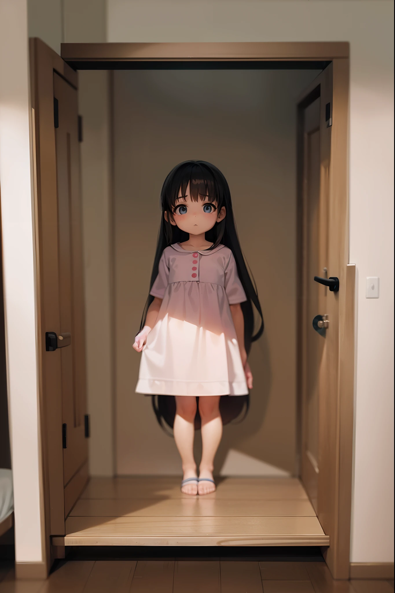 Unemployed who has been locked in her room for many years