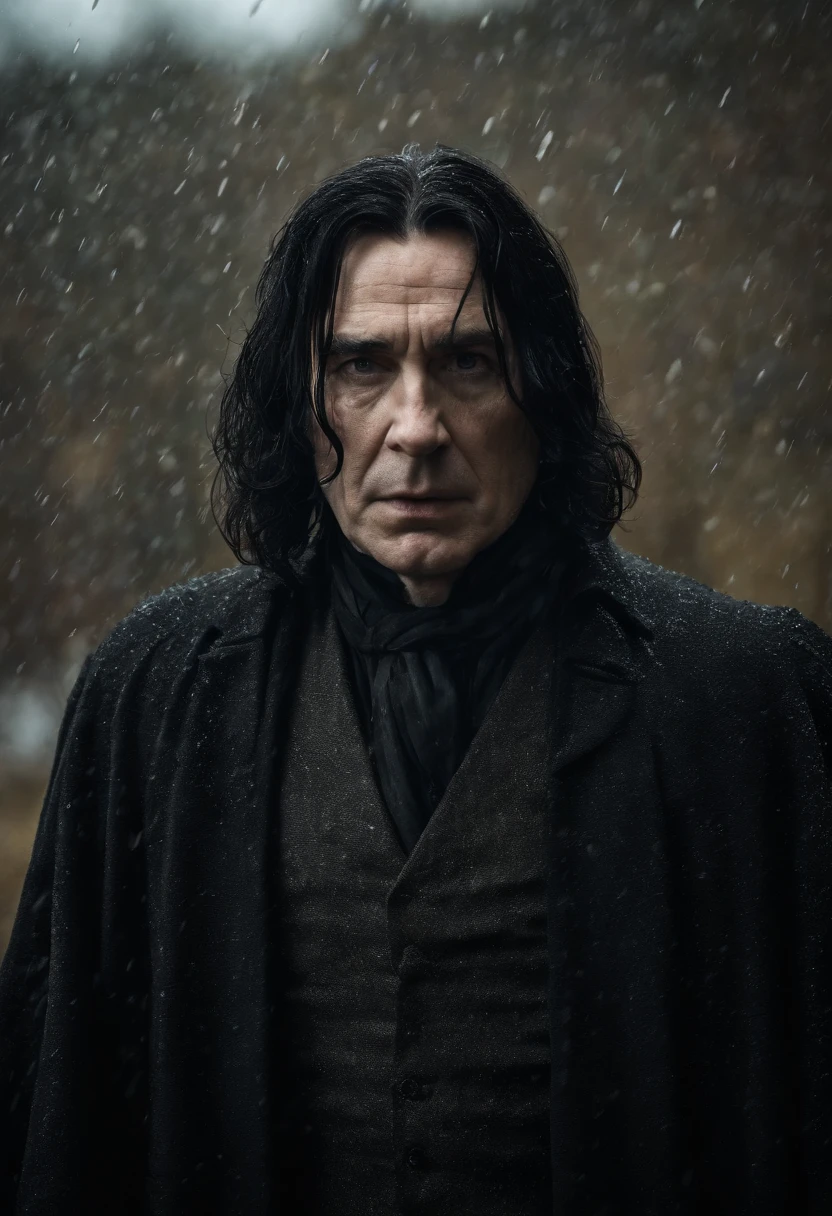 Severus snape in the rain