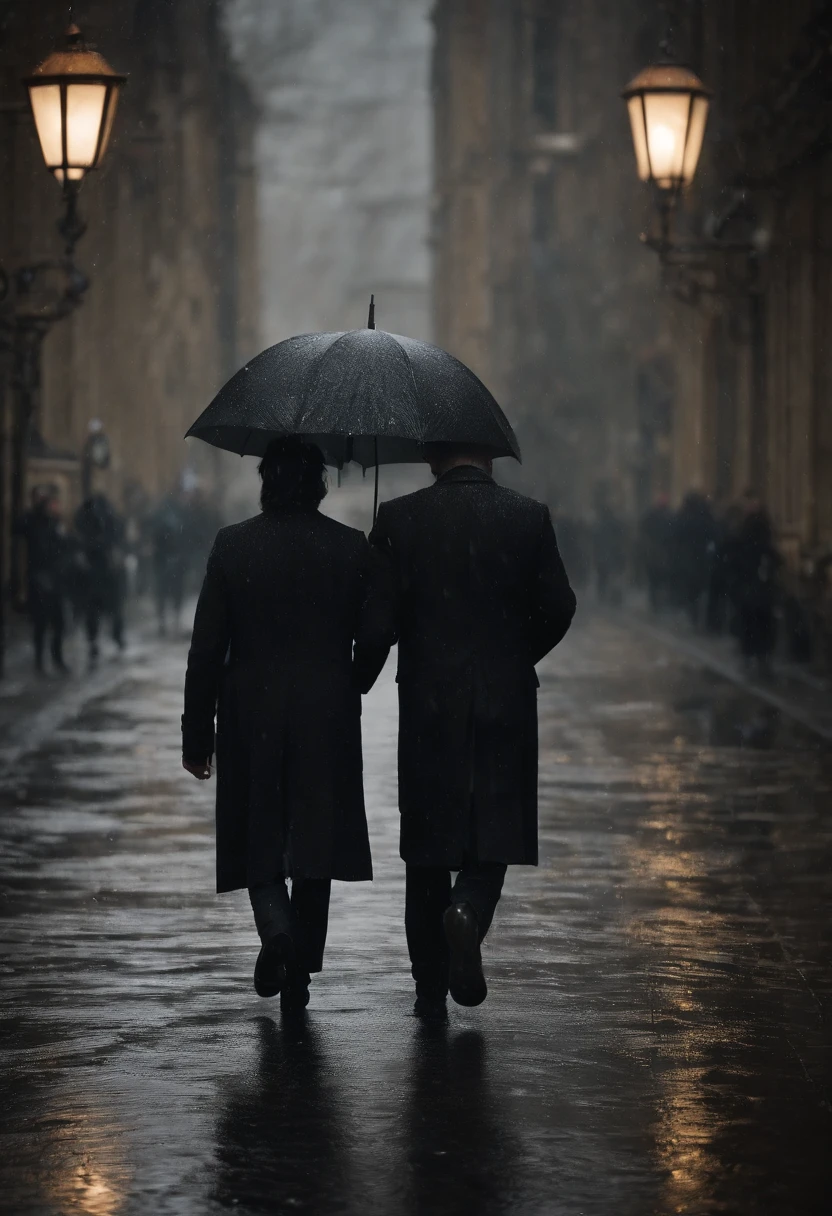Severus snape in the rain