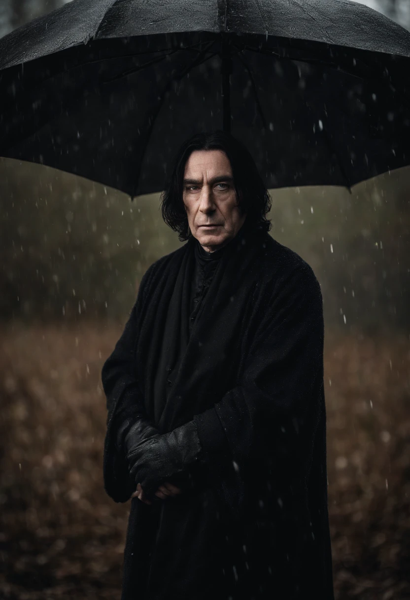 Severus snape in the rain