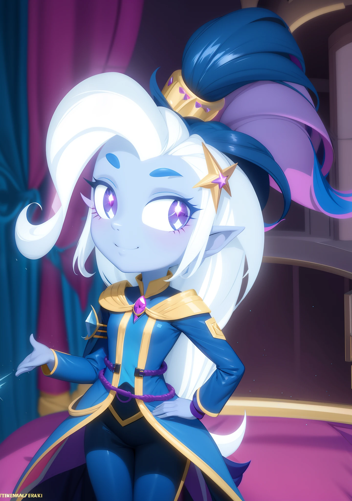 file twilight sparkle is a wizard snitch snitch snitch snitch snitch snitch snitch snitch sni, anthropomorphic mare, equestria, maya ali as a storm sorcerer, she has pale blue skin!!!, magic uniform, lunar themed attire, star sparkle, windy mane, nefarious smirk, maya ali as a lightning mage