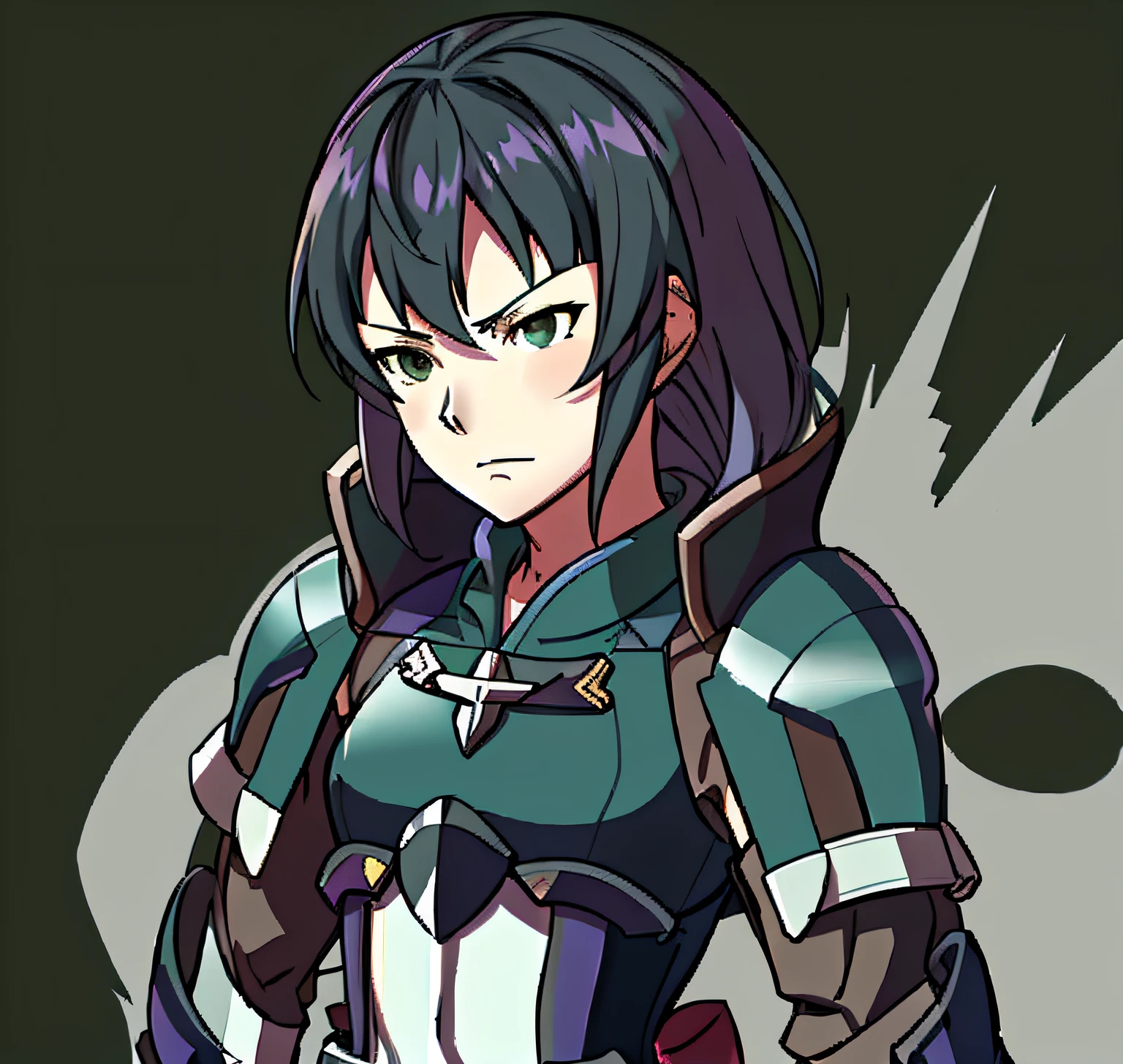 FE13, FE13 Style, Fire emblem, Fire emblem: awakening, SFW, (1人の女性, Solo Focus:1.2), Simple background, s Armor,　blanche,More about the excited break real character, High-quality 3D character models, Advanced face animations, Depth-based ambient occlusion, Character-focused post-processing effects,