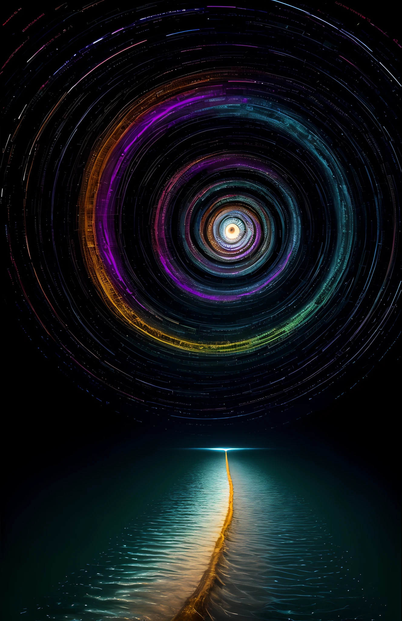 It means that I exist.It is a metaphor that the very concept of me is meaning and existence.Therefore, neither meaning nor existence makes sense on a one-way street.mutual interference causes signs and shadows.I became a picture and a river.And so cause and effect are connected.That's all, but that's all.Spiral accommodation, the gap between time. The very concept of now is me.