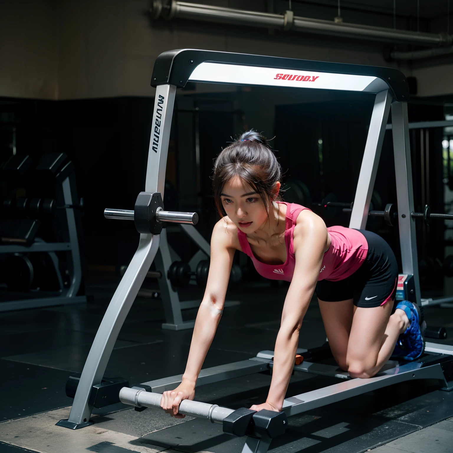 infp young woman　Gym Solicitation　Gym Machine