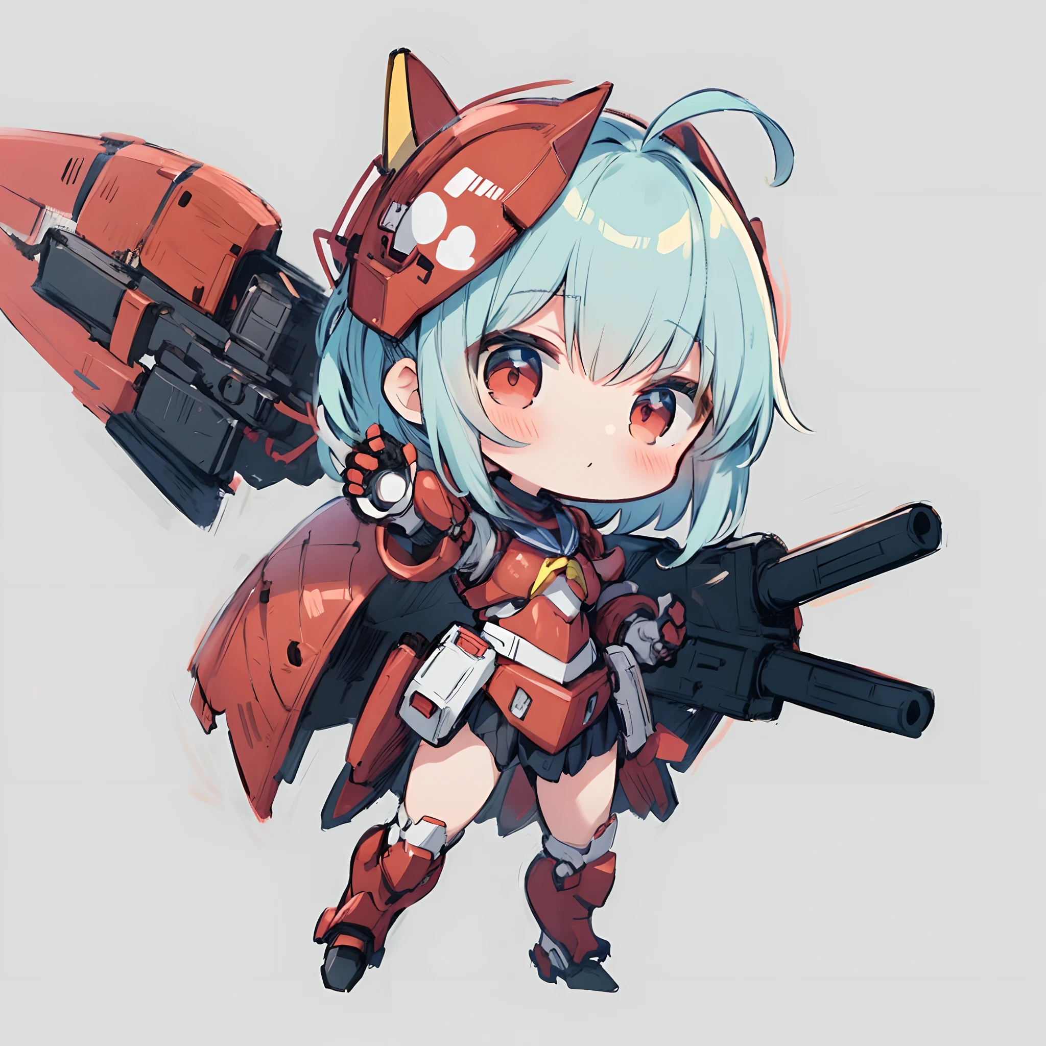 Anime girl with gun and helmet, cushart kenz, Mechanized soldier girl, Red shrimp armor, Anime Manga Robot!! Anime Girl, maple story gun girl, armor girl, anime machine gun fire, cushart krenz, Kantai Collection Style, art of kirokaze pixel, anime style 4 k, female mech, red heavy armor