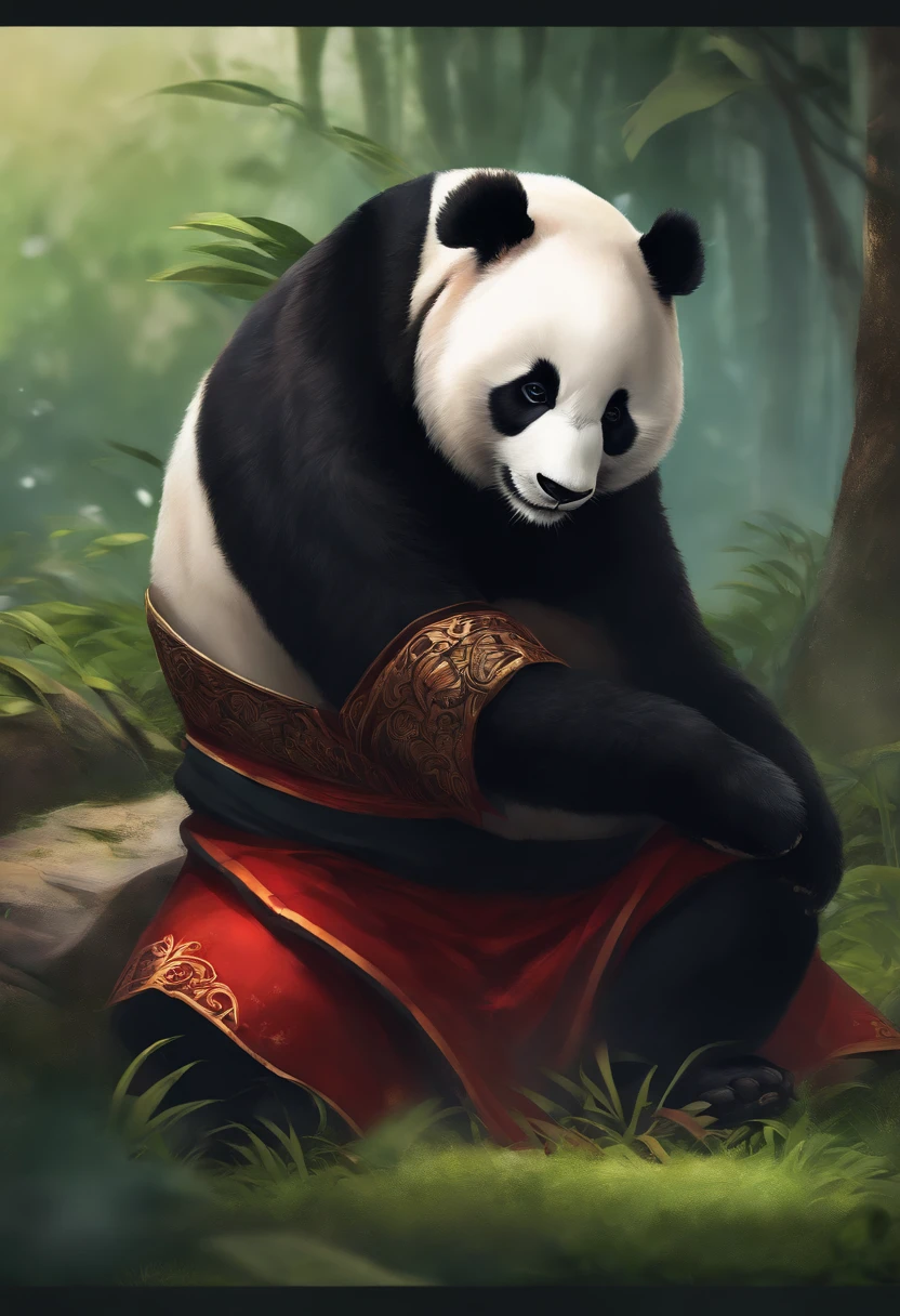 anime panda jogador agressivo para perfil