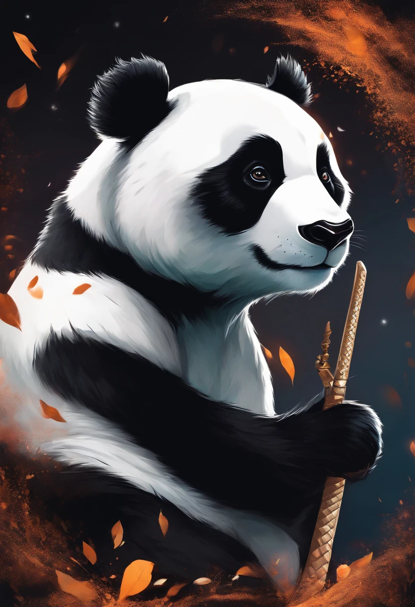 anime panda jogador agressivo para perfil