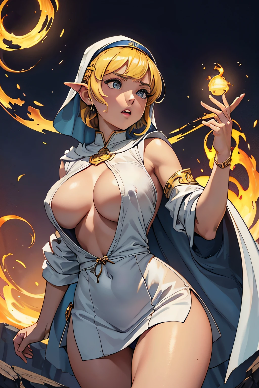 Summoner barefoot female levitating with blonde hair, robes and arms of cloak raised on a broken earth, luz de lava brilhante de baixo do campo de asteroides (rochas irregulares, pedregulhos e detritos disparando para o ar:1.3) (tempestade de detritos de poeira ventosa:1.1) Volumetric mist mist ray tracing z pass bright light from below, (obra-prima) (melhor qualidade) (detalhado) (8k) (cinematic lighthing) (foco nítido) (intrincado)Sente-se em uma cama、adolescente、Duas pessoas、hands interlocked、Beijar、cabelos curtos、camisola (master part:1.5), (best quality:1.5), foto retrato 20 anos , maquiagem simples, ((estilo de cabelo liso perma)), quarto, Olhando para o Viewer, (((olhos azuis detalhados))), pele ultra detalhada, (Rosto bonito perfeito), (corpo bonito detalhado), Average hair length, luz no rosto, pele realista:1, fechar para cima, dia, seios grandes, (((:1.2))), ((3/4 corpo)),, sorrir:1.1, random poses, no-bra, no underwear, alto, ((ultra sharp image)), ((((olhe de baixo:1.1)))), pernas abertas, pele realista, cor da pele realista, sovaco, arm up,1girl,lactation,breastclamp,clamperl made of wood,Walking,(moaning:1.3),gigantic breasts,nun_cloth,
