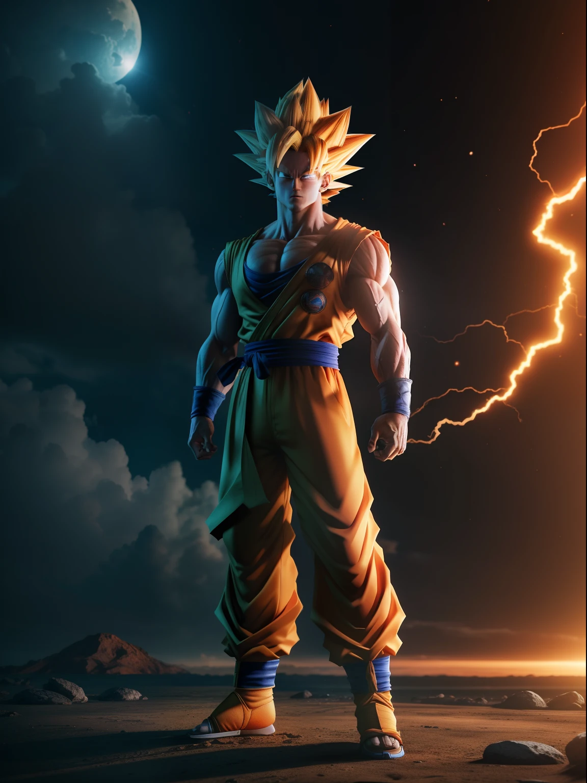 Lightning Goku two-dimensional --auto