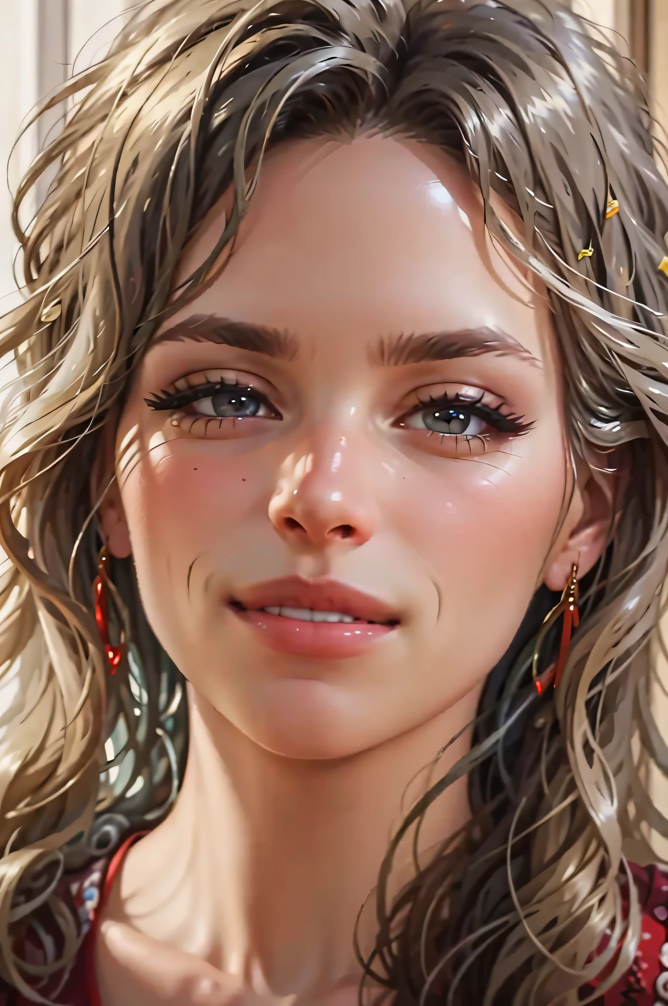 A girl with CoralieBlain
Oil painting, vibrant colors, realistic
(best quality,4k,8k,highres,masterpiece:1.2), ultra-detailed, (realistic,photorealistic,photo-realistic:1.37), HDR, studio lighting, extreme detail description, physically-based rendering, professional, vivid colors, bokeh
CoralieBlai, beautiful detailed eyes, beautiful detailed lips, extremely detailed face, long eyelashes
The girl is standing in a blooming garden, surrounded by colorful flowers and lush greenery. She is wearing a flowing dress with intricate embroidery, complementing the vibrant hues of the flowers. Her eyes are bright and mesmerizing, with a glimmer of curiosity and joy. Her lips are delicately painted, adding a touch of elegance to her enchanting smile. The sunlight illuminates her face, accentuating every intricate detail and creating a soft, ethereal glow. The painting captures the essence of CoralieBlai's beauty and radiates with a sense of warmth and tranquility.