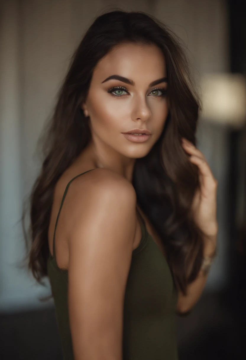 Arafed mujer con ropa interior sexy, sin tapar nada, genitales expuestos, genitales, genitales completos y collar, Chica sexy con ojos verdes, Retrato Sophie Mudd, brown hair and large eyes, Selfie de una mujer joven, Ojos en discoteca, Violeta Myers, ohne Maquillaje, Maquillaje natural, staring directly into camera, Cara con Artgram, dezentes Maquillaje, Impresionante foto de cuerpo completo, penetrantes ojos verdes, Nice angle, Pose atractiva, , pose sexy, Imagen de cuerpo completo, cuerpo entero, full body shoot, Diosa morena, Alto nivel de detalle, Pose satisfecha, foto en habitacion, poca luz, imagen dramatica, sexo, sexo