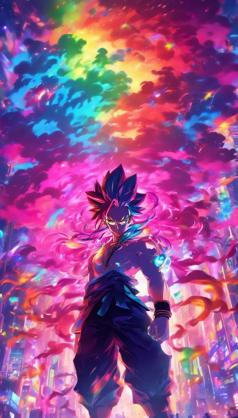 Rainbow genius boss avatar,Wallpaper phone,Desktop Wallpapers,Drawing scripts