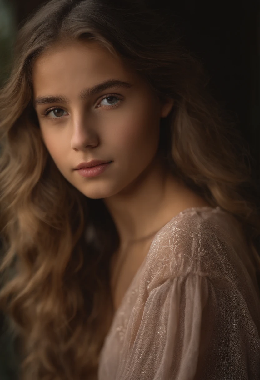 ((1 spanish girl)), (Laia Manzanares) (tween model, 17 years old, young)), ethereal beautiful, slim, petite, soft light, ((David Hamilton style)), close up picture, masterpiece, best quality, photo-realistic, 8k, high resolution, detailed skin, 8k uhd, dslr, soft lighting, high quality, film grain, Fujifilm XT3
