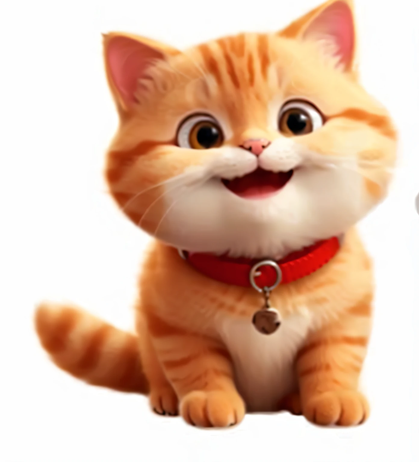 Close-up of a cat sitting on a white surface, Ginger cat, a cute cat, Orange cat, Meow, Orange cat, a cute cat, the cat is smiling, Happy cats, cute cat pictures, Garfield The Cat, the cat is smiling, Smiling cat, eeeeee smile, Cute characters, Telegram Stickers, ruan cute vtuber, handsome