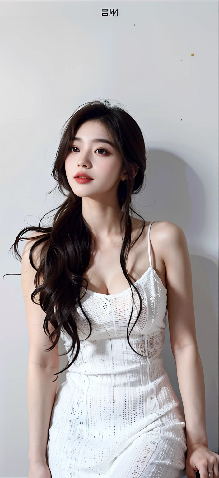 1woman ((Waist up shot:!!!)) (She is in front of a white wall、Random poses showing as much back and hair as possible:1.8) (Large Breasts:2.0) (She looks very confident as she looks at the viewers.:1.8) ((Highest quality)), ((masterpiece)), (family friendly), (Get used to it) (((Her hair is blowing wildly in the crosswind:2.0))) (((Her hair color is the perfect light brown..:1.8!!))) ((Her hair is very straight!!!)) (Her bangs are neatly trimmed and hang straight down, completely covering her forehead.:1.5) (Highest qualityの long hair to the ankles!!!!! Highest quality Hair quality with attention to detail long hair to the ankles!!!!!、Very long and lasting hair!!!!! Flowing Hair Surprisingly straight Very shiny and thick hair Abnormally long hair that lasts forever!!!!! Flowing hair on both ends!!!!! long hair to the ankles!!!!! long hair to the ankles!!!!! Thick and shiny hair Very free hair Abnormally long hair!!!!! Beautiful silky hair Beautiful and shiny hair Beautiful and shiny hair Beautiful silky hair long hair to the ankles!!!!! Very long hair!!!!! Very long hair!!!!!) (Highest quality The best ultra-fine long hair to the ankles!!!!!、Very long hair that lasts forever Flowing Hair Her hair is surprisingly straight!!!!! Very shiny and thick hair Abnormally long hair that lasts forever!!!!! Flowing hair on both ends long hair to the ankles!!!!! Thick and shiny hair Very free hair Abnormally long hair!!!!! Beautiful silky hair long hair to the ankles!!!!! Beautiful and shiny hair Beautiful and shiny hair Beautiful silky hair long hair to the ankles!!!!! Very very, Very long hair!!!!! Very very, Very long hair!!!!!) (She is the most beautiful 24-year-old hair model in Japan...........) Perfect woman'face (Her face shape is thinner than average:1.8) (Her eyes are larger than average:1.8 Her nose is higher than average:1.8) (She has a typical Japanese build and skin color..., Her skin is very high quality and ultra high definition.、very beautiful and glowing skin) (Her face is dignified and sexy)(She achieved her sexy look with the help of a professional makeup artist.。... Lipstick is bright red!!! The eyeliner is a beautiful black) (She has a typical Japanese build and skin color Her skin is very delicate and sensitive..、and、Such beautiful and radiant skin) ((Rich 1.4)) (Extremely detailed 8K) (Ultra-fine skin texture 1.4) (current, Vibrant:1.4), Sharp focus:1.2、Beautiful woman:1.4 Dynamic Lighting (Genuine RAW photos taken by professional photographers) (Surreal photos by professional photographers :1.2)